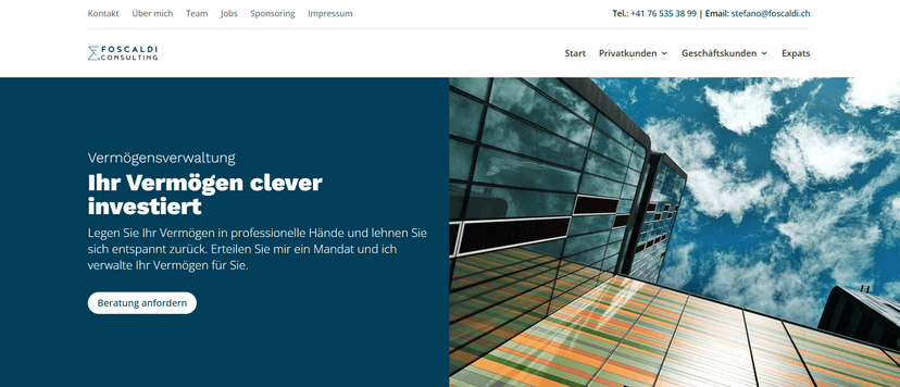 Kundenprojekt Website-Design Beispiel 5 von Hyperr Media